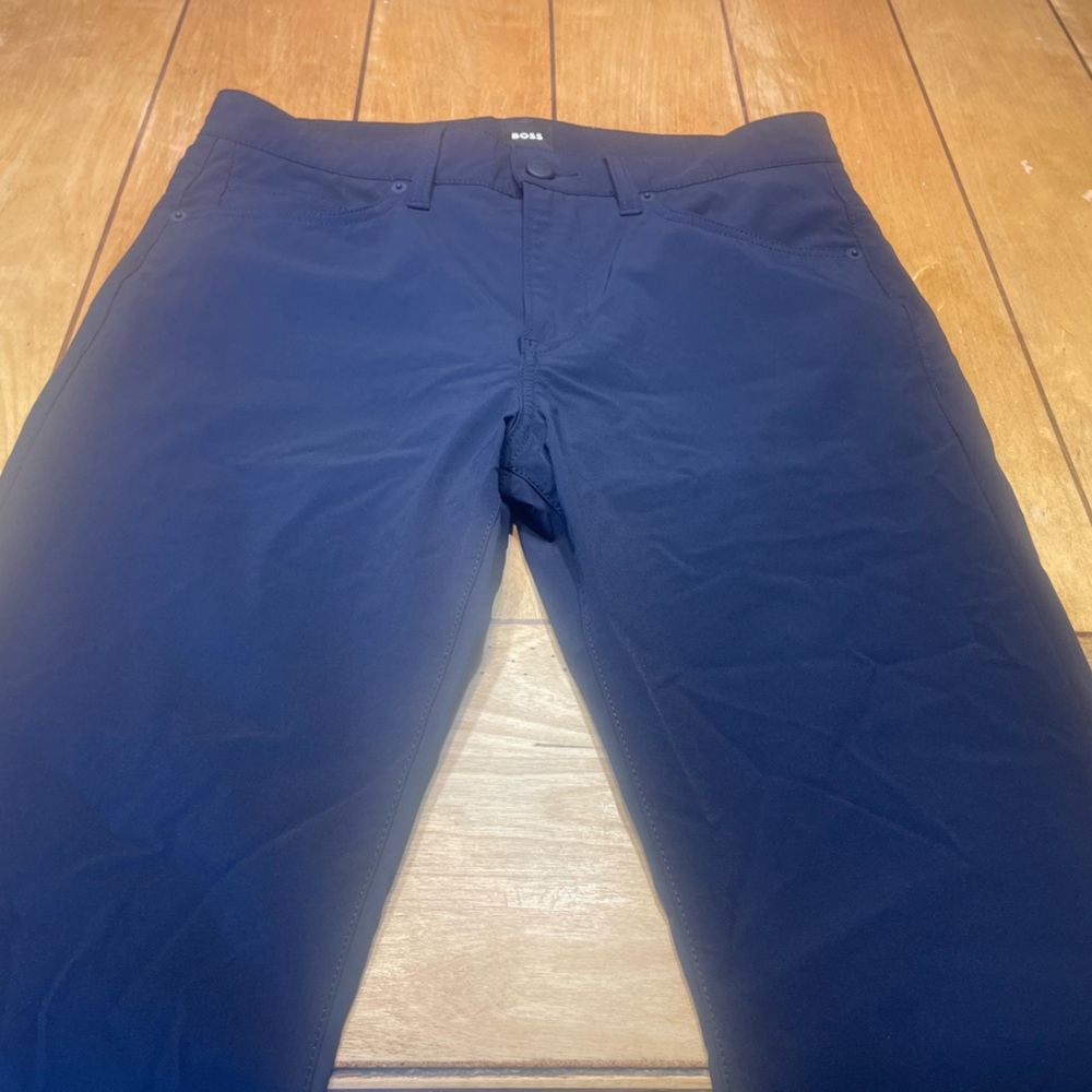 Hugo Boss Pants Men’s 30x32 Navy Slim Fit Stretch Delaware Performance Chino